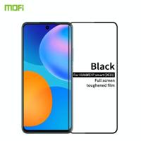 Voor Huawei P smart 2021 MOFI 9H 2.5D Full Screen Tempered Glass Film(Zwart) - thumbnail