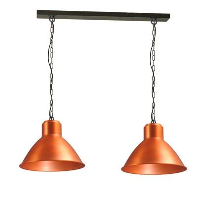 Masterlight Roodkoperen eettafellampIndustria 2x44 - 2011-55-55-K-130-2