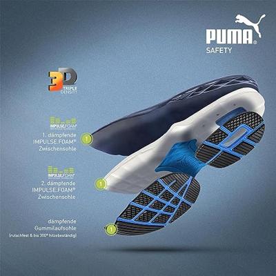 PUMA VELOCITY 2.0 BLUE LOW 643850-43 Veiligheidsschoenen ESD S1P Schoenmaat (EU): 43 Blauw 1 stuk(s)