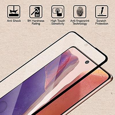 Lunso - Samsung Galaxy S21 Plus - Gehard Beschermglas - Full Cover Screenprotector - Black Edge Lunso - Samsung Galaxy S21 Plus - Gehard Beschermglas - Full Cover Screenprotector - Black Edge