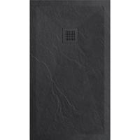 Douchetub Sanimar Sanistone 160 x 90 cm Zwart - thumbnail