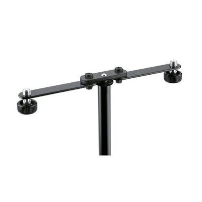 K&M 23510 Flexibele T-bar voor 2 microfoons