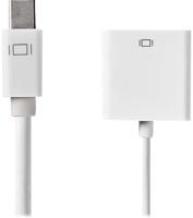 Mini-DisplayPort - DVI-kabel | Mini-DisplayPort male - DVI-D 24+1-pins female | 0,2 m | Wit - thumbnail