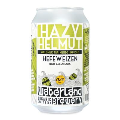 Waterland Brewery Hefe-weizen hazy Helmut 0,3% bio 330 Milliliter Waterland Brewery Hefe-weizen hazy Helmut 0,3% bio 330 Milliliter