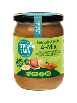 TerraSana 4-Mix Gemengde Notenpasta TerraSana 4-Mix Gemengde Notenpasta