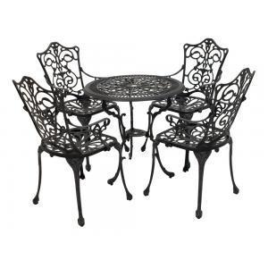 Bistroset Antiek 5-delig - antraciet Bistroset Antiek 5-delig - antraciet