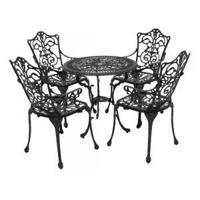 Bistroset Antiek 5-delig - antraciet - thumbnail