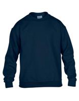 Gildan G18000K Heavy Blend™ Youth Crewneck Sweatshirt - Black - XL (176) - thumbnail
