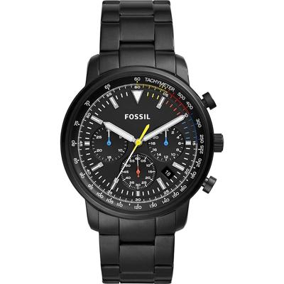 Fossil Goodwin chronograaf zwart roestvrij stalen horloge 44 mm FS5413