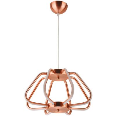 LED Hanglamp Industrieel 38W Natuurlijk Wit 4000K Ovaal Mat Koper