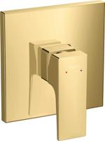 Hansgrohe Metropol ééngreeps douchemengkraan afbouwdeel met rechte greep, Polished Gold Optic - thumbnail