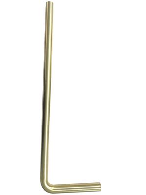 Wiesbaden Vloerbuis 75x22 cm Geborsteld Messing Goud