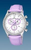 Horlogeband Festina F16590-3 Leder Paars 22mm - thumbnail