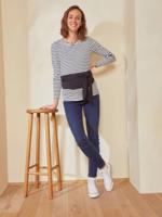 Zwangerschapsgordel in Oeko Tex® gebreide stof zwart - thumbnail