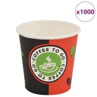 VidaXL Wegwerp koffiebekers papier 120 ml (4 oz) 1000 st - thumbnail