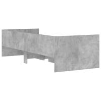 Bedframe met lades betongrijs 90x200 cm - thumbnail