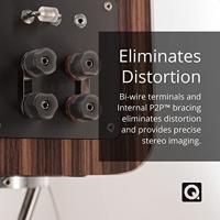 Q Acoustics: Concept 300 Boekenplank Speaker - Zwart - thumbnail
