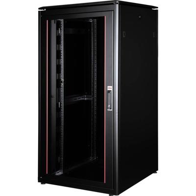 ROLINE 19-inch netwerkkast Pro 32 U , 800x800 BxD Glazen deur zwart