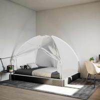 VidaXL Klamboe met deuren mongolia 220 gaas 200x150x140 cm wit - thumbnail