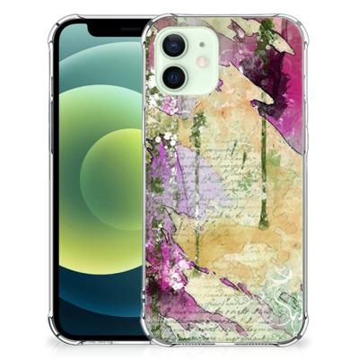 Back Cover iPhone 12 Mini Letter Painting Back Cover iPhone 12 Mini Letter Painting