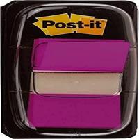 Post-it index standaard, ft 24,4 x 43,2 mm, houder met 50 tabs, paars - thumbnail