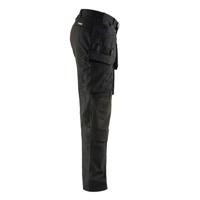 Blåkläder Service werkbroek stretch 14691845 | Zwart | Maat 52 - 7330509509197 - thumbnail