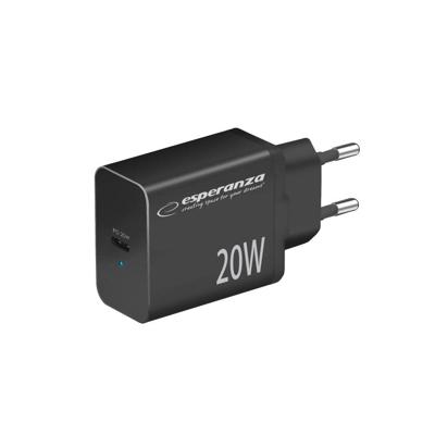 Esperanza EZC104K netvoeding oplader 20W Zwart