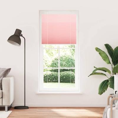 Pliss rolgordijn 85x200 cm stofbreedte 84,4 cm polyester roze - thumbnail