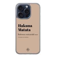 iPhone 15 Pro hybride hoesje - Hakuna matata - thumbnail