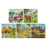 Creative Craft Group Houten uitdeelpuzzeltjes - 15st. - thumbnail