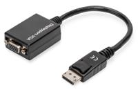 Digitus AK-340403-001-S DisplayPort / VGA Adapter [1x DisplayPort stekker - 1x VGA-bus] Zwart 15.00 cm - thumbnail