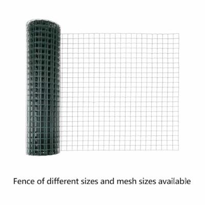 VidaXL Euro hek groen 1 x 10 m pvc-gecoat ijzer