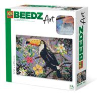SES Creative Beedz Art Strijkkralen Toekan 30x45.5 cm 7000 Stuks - thumbnail