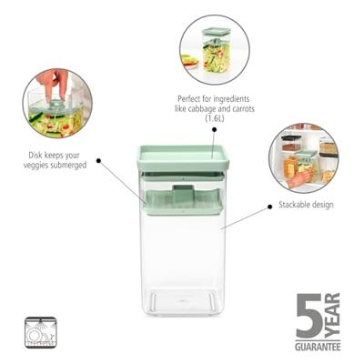 Brabantia Tasty+ Fermentatiekit Jade Groen/Transparant