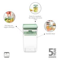 Brabantia Tasty+ Fermentatiekit Jade Groen/Transparant - thumbnail