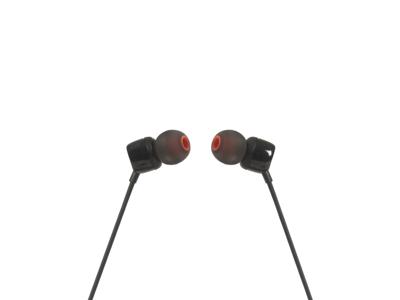 JBL T110 Mobiele telefoon In Ear oordopjes Kabel Stereo Zwart Headset