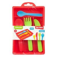Toi-Toys Home food bestekset met bak, 16dlg. - thumbnail