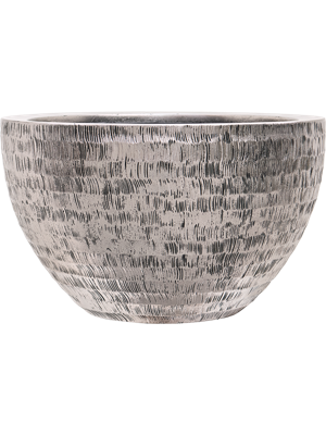 Baq Opus Hammered Bowl Zilver 55x33cm