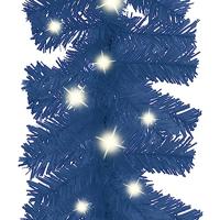 VidaXL Kerstslinger met led-lampjes 5 m blauw - thumbnail