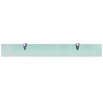 VidaXL Zwevend schap 80x10 cm 8 mm glas