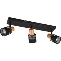 LED Plafondspot - Trion Dandini - E14 Fitting - 3-lichts - Rond - Mat Zwart - Metaal - thumbnail