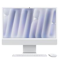 Apple iMac 24 retina scherm 4.5K 256GB SSD 16GB RAM M4 chip 10-core CPU 10-core GPU Zilver (2024) - thumbnail