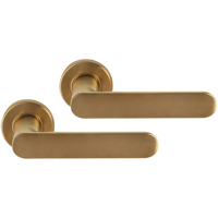 Differnz | Eindhoven deurkruk | rond rozet | goud - thumbnail