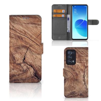 OPPO Reno 6 Pro Plus 5G | Book Style Case | Tree Trunk