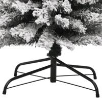 Kunstkerstboom met sneeuw smal 240 cm PVC groen - thumbnail