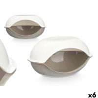 Huisdierbed Mascow Wit Grijs Plastic 58 x 32 x 37 cm 6 Stuks - thumbnail