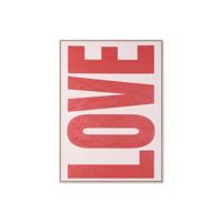 Canvas Home ESPRIT Love polyestyreen Canvas 103 x 4,5 x 143 cm 103 x 4 x 143 cm - thumbnail