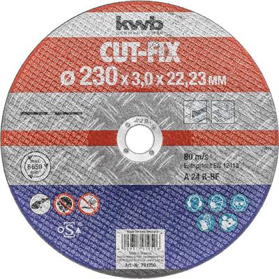 CUT-FIX Doorslijpschijven metaal 230x3x22 mm KWB - Kwb CUT-FIX Doorslijpschijven metaal 230x3x22 mm KWB - Kwb