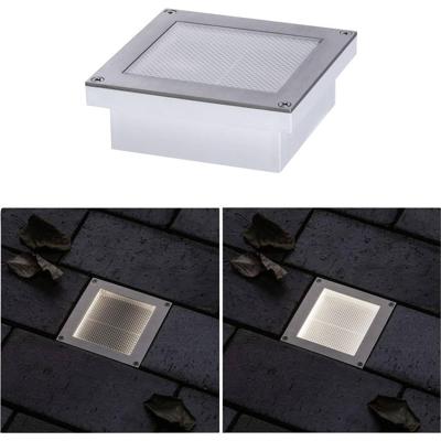 Paulmann Brick 94336 Vloerlamp (inbouw) LED vast ingebouwd LED 3 W Aluminium, Grijs