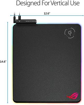 ASUS ROG Balteus Qi Zwart Game-muismat